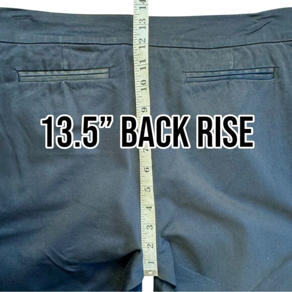 Soft Surroundings Black Chino Capri Pants Sz M - Picture 6 of 11